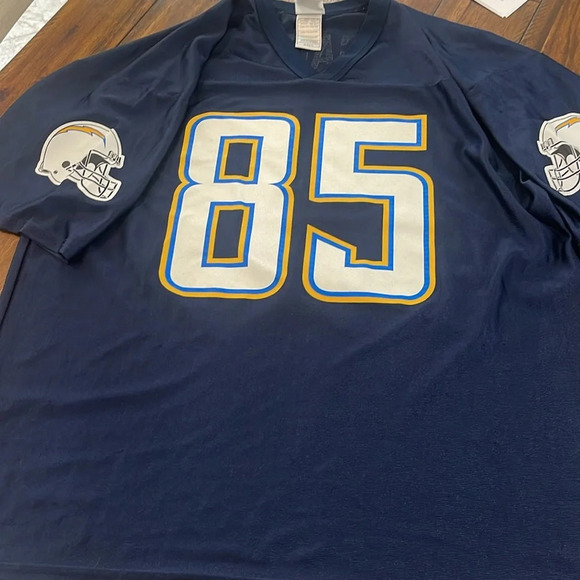 NFL TEAM APPAREL ANTONIO GATES 85 SAN DIEGO CHARGERS FOOTBALL JERSEY SIZE XL - Picture 8 of 8